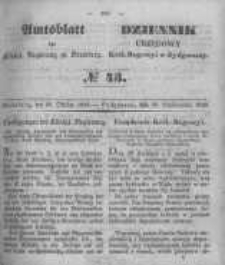 Amtsblatt der Königlichen Preussischen Regierung zu Bromberg. 1849.10.26 No.43