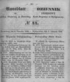 Amtsblatt der Königlichen Preussischen Regierung zu Bromberg. 1849.11.02 No.44