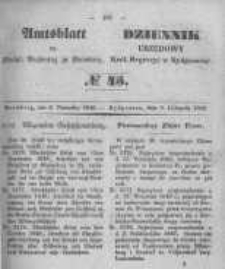Amtsblatt der Königlichen Preussischen Regierung zu Bromberg. 1849.11.09 No.45