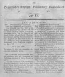 Oeffentlicher Anzeiger zum Amtsblatt No.15 der Königl. Preuss. Regierung zu Bromberg. 1846