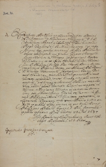 Franciszek Mielżyński, archidiakon poznański, udziela zezwolenia na wydrukowanie "Żywota św. Filipa Neri" P. Jac. Baccio w tłumaczeniu Adama Konarzewskiego