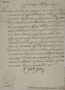 Sacra Rituum Congregatio zezwala na odprawienie officium o św. Filipie Neri w Kongregacji Oratorium w Poznaniu, Gostyniu, Studziannej i Biechowie