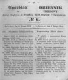 Amtsblatt der K&ouml;niglichen Preussischen Regierung zu Bromberg. 1850.02.08 No.6
