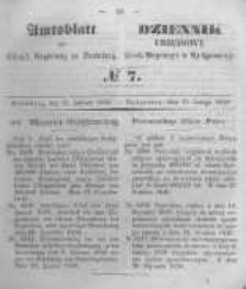 Amtsblatt der Königlichen Preussischen Regierung zu Bromberg. 1850.02.15 No.7