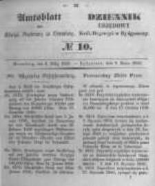 Amtsblatt der Königlichen Preussischen Regierung zu Bromberg. 1850.03.08 No.10