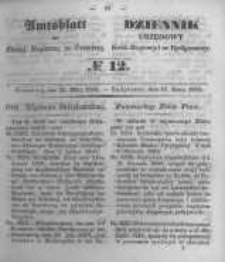 Amtsblatt der Königlichen Preussischen Regierung zu Bromberg. 1850.03.22 No.12