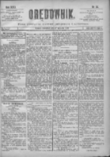 Orędownik: pismo poświęcone sprawom politycznym i spółecznym 1901.01.27 R.31 Nr23