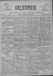 Orędownik: pismo poświęcone sprawom politycznym i spółecznym 1901.02.07 R.31 Nr31