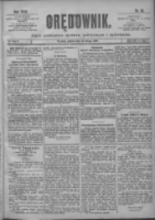 Orędownik: pismo poświęcone sprawom politycznym i spółecznym 1901.02.15 R.31 Nr38
