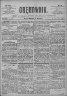 Orędownik: pismo poświęcone sprawom politycznym i spółecznym 1901.02.23 R.31 Nr45