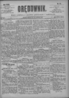 Orędownik: pismo poświęcone sprawom politycznym i spółecznym 1901.04.27 R.31 Nr97