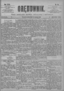 Orędownik: pismo poświęcone sprawom politycznym i spółecznym 1901.04.30 R.31 Nr99