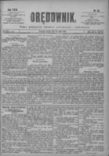 Orędownik: pismo poświęcone sprawom politycznym i spółecznym 1901.05.15 R.31 Nr111