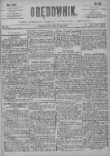 Orędownik: pismo poświęcone sprawom politycznym i spółecznym 1901.05.21 R.31 Nr115