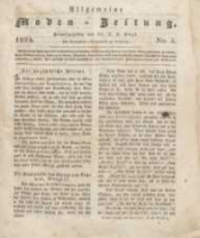 Allgemeine Moden-Zeitung : eine Zeitschrift für die gebildete Welt, begleitet von dem Bilder-Magazin für die elegante Welt 1824 Nr5