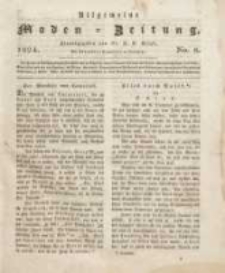 Allgemeine Moden-Zeitung : eine Zeitschrift für die gebildete Welt, begleitet von dem Bilder-Magazin für die elegante Welt 1824 Nr8
