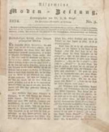 Allgemeine Moden-Zeitung : eine Zeitschrift für die gebildete Welt, begleitet von dem Bilder-Magazin für die elegante Welt 1824 Nr9