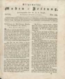 Allgemeine Moden-Zeitung : eine Zeitschrift für die gebildete Welt, begleitet von dem Bilder-Magazin für die elegante Welt 1824 Nr39