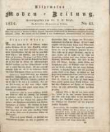 Allgemeine Moden-Zeitung : eine Zeitschrift für die gebildete Welt, begleitet von dem Bilder-Magazin für die elegante Welt 1824 Nr43