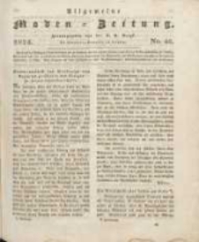 Allgemeine Moden-Zeitung : eine Zeitschrift für die gebildete Welt, begleitet von dem Bilder-Magazin für die elegante Welt 1824 Nr46