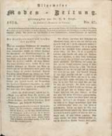 Allgemeine Moden-Zeitung : eine Zeitschrift für die gebildete Welt, begleitet von dem Bilder-Magazin für die elegante Welt 1824 Nr47