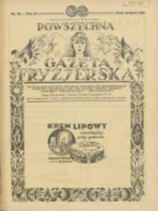 Powszechna Gazeta Fryzjerska : organ Związku Polskich Cechów Fryzjerskich 1931.08.16 R.9 Nr16