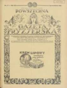 Powszechna Gazeta Fryzjerska : organ Związku Polskich Cechów Fryzjerskich 1931.09.01 R.9 Nr17