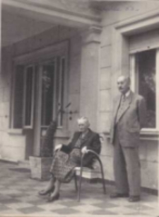 Józef Kostrzewski z żoną Jadwigą w Cieplicach