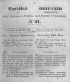 Amtsblatt der Königlichen Preussischen Regierung zu Bromberg. 1850.05.24 No.21