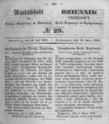 Amtsblatt der Königlichen Preussischen Regierung zu Bromberg. 1850.07.19 No.29