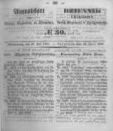 Amtsblatt der K&ouml;niglichen Preussischen Regierung zu Bromberg. 1850.07.26 No.30