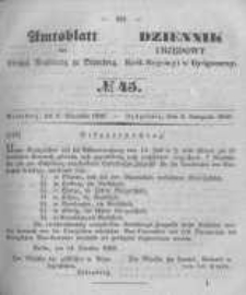 Amtsblatt der Königlichen Preussischen Regierung zu Bromberg. 1850.11.08 No.45