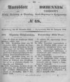 Amtsblatt der K&ouml;niglichen Preussischen Regierung zu Bromberg. 1850.11.29 No.48
