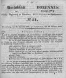 Amtsblatt der Königlichen Preussischen Regierung zu Bromberg. 1850.12.20 No.51