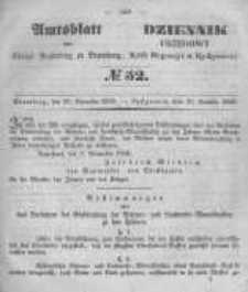 Amtsblatt der K&ouml;niglichen Preussischen Regierung zu Bromberg. 1850.12.27 No.52