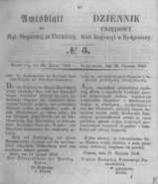 Amtsblatt der Königlichen Preussischen Regierung zu Bromberg. 1852.01.30 No.5