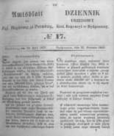 Amtsblatt der Königlichen Preussischen Regierung zu Bromberg. 1852.04.23 No.17