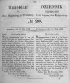 Amtsblatt der Königlichen Preussischen Regierung zu Bromberg. 1852.05.14 No.20