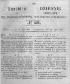 Amtsblatt der Königlichen Preussischen Regierung zu Bromberg. 1852.07.16 No.29
