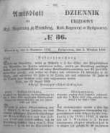 Amtsblatt der K&ouml;niglichen Preussischen Regierung zu Bromberg. 1852.09.03 No.36