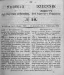 Amtsblatt der Königlichen Preussischen Regierung zu Bromberg. 1852.10.01 No.40