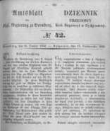 Amtsblatt der K&ouml;niglichen Preussischen Regierung zu Bromberg. 1852.10.15 No.42