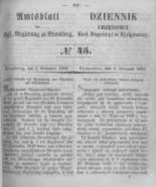 Amtsblatt der Königlichen Preussischen Regierung zu Bromberg. 1852.11.05 No.45