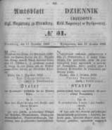 Amtsblatt der Königlichen Preussischen Regierung zu Bromberg. 1852.12.17 No.51