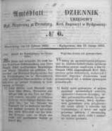 Amtsblatt der Königlichen Preussischen Regierung zu Bromberg. 1853.02.11 No.6