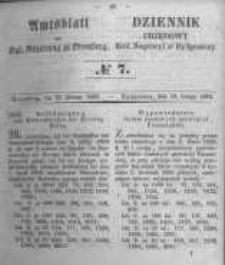 Amtsblatt der Königlichen Preussischen Regierung zu Bromberg. 1853.02.18 No.7
