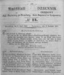 Amtsblatt der Königlichen Preussischen Regierung zu Bromberg. 1853.04.08 No.14
