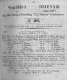 Amtsblatt der Königlichen Preussischen Regierung zu Bromberg. 1853.05.20 No.20