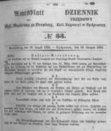 Amtsblatt der Königlichen Preussischen Regierung zu Bromberg. 1853.08.19 No.33