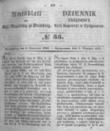 Amtsblatt der Königlichen Preussischen Regierung zu Bromberg. 1853.09.02 No.35